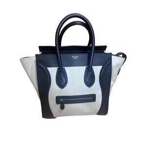 Celine Black and Cream Bag